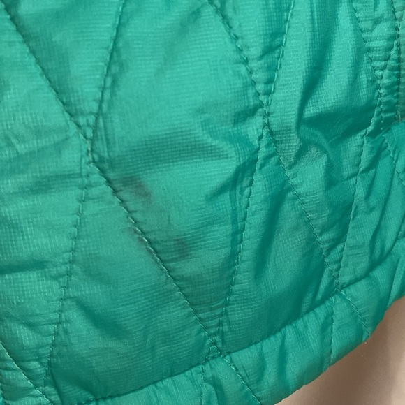 Kids' Patagonia Nano Puff Diamond Quilted  Jacket Neon Green Girls Size 12 - Picture 12 of 12